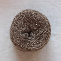 Soie tussah 20/2 marron glacé