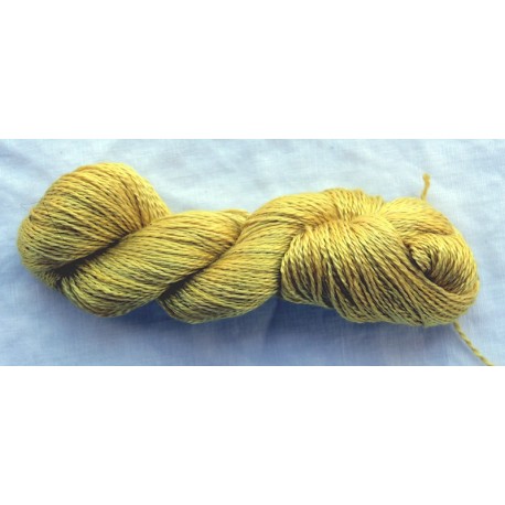 Soie schappe 20/2 - Jaune Soie schappe 20/2 - Jaune