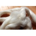 Icelandic wool top - white
