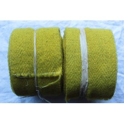 Bandes molletières en laine 600cm - Jaune gaude