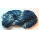 Laine Fado 3 brins - Indigo en fermentation tie and dye