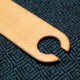 Wood weaving shuttle