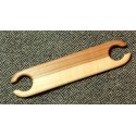 Petite navette de tissage en bois massif 11cm - Pommier