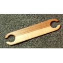 Small solid wood weaving shuttle 11cm - Apple wood