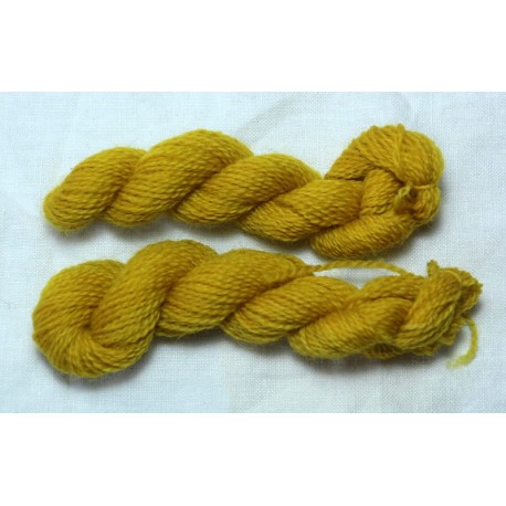 Echevettes mérinos - Jaune gaude Echevettes mérinos - Jaune gaude