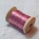 Flat silk - Light cochineal pink
