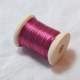 Flat silk - Bright cochineal pink