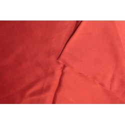 Satin de soie 140 x 170 cm - Rouge Garance