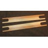 Flat shuttles - Apple wood 28cm