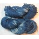Icelandic 1 ply wool - Indigo blue tie dye