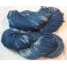 Icelandic 1 ply wool - Indigo blue tie dye