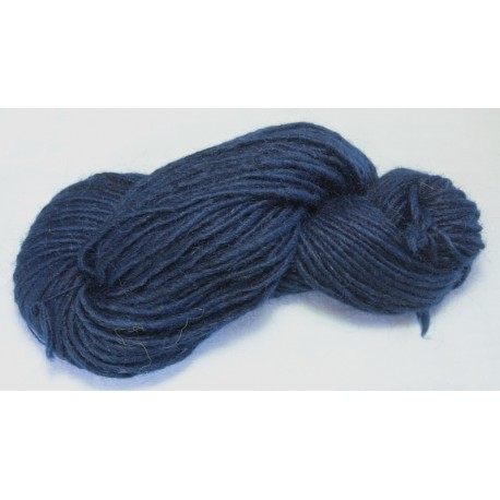 Icelandic 1 ply wool - Very dark indigo blue 