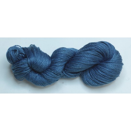 20/2 silk -  very dark blue