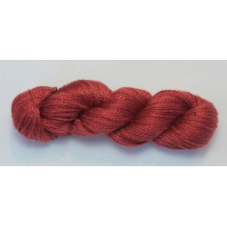 20/2 silk -  Cochineal + Madder 100m