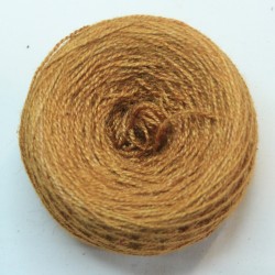 Soie tussah 20/2 - Unbleached dyed with weld and madder