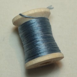 Flat silk - Woad blue
