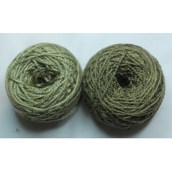 Soie schappe 8/2 fin de stock - Cochenille + fer