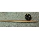 Handspindle N°FE3 - Black glass with dots