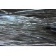Argent et argent doré filé sur bobine bois 0.5mm
