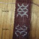 Japanese spun silver and gold silver on wooden bobbin - 0.3mm 50m