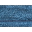 Torchon épais en lin ou chanvre ancien teinture indigo 62 x 103cm