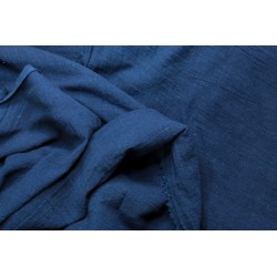 Coton indien kala teinture indigo foncé 110 x 180cm environ