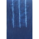 Japanese cotton scarf, indigo dyed, sewn shibori style