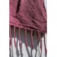 Wild silk scarf - Cochinal
