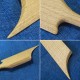 Weaving sword / beater - oak