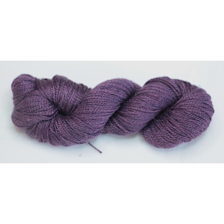 Soie 20/2 - Cochineal + indigo purple