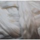 Mulberry silk roving - white