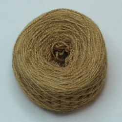 Soie tussah 20/2 - Unbleached dyed with buckyhorn alder bark