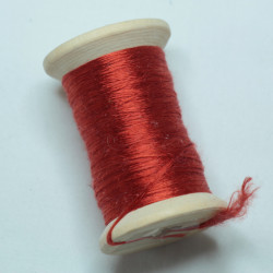 Flat silk 100m - bright red