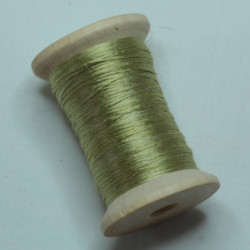 Flat silk 100m - light khaky