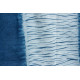 Etole en coton recyclé - Bleu indigo shibori
