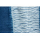 Recycled cotton scarf - Indigo blue shibori