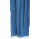 Kala cotton scarf - Japanese ndigo blue