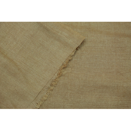 Handwoven Peace silk 109x192cm - Golden