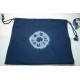 Recycled cotton pouches, indigo dye - Big size
