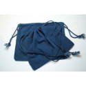 Pochettes coton recyclé teinture indigo - Petit modèle