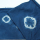 Recycled cotton pouches, indigo dye - Small size