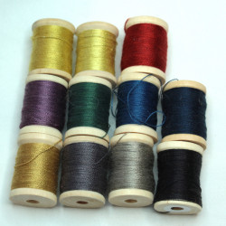 60/2 silk - 50m wooden bobbins