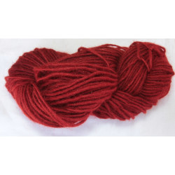 Icelandic 1 ply wool - dark madder red