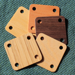 Wood weaving tablets