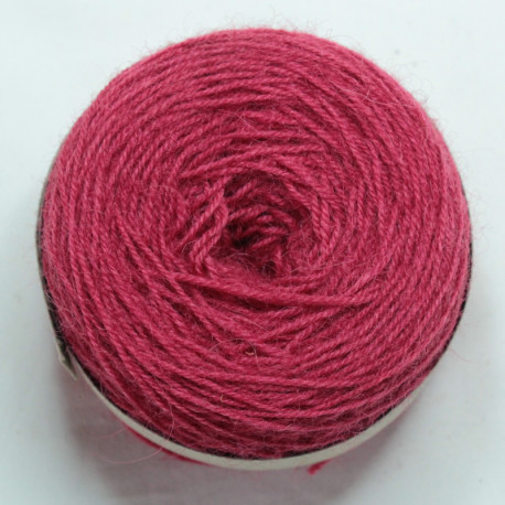 3-ply wool - dark pink