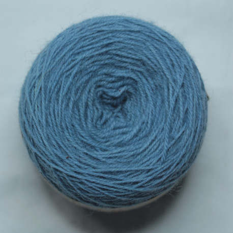 3-ply wool - Light woad blue