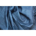 Handwoven Peace silk - Indigo 110 x 210cm