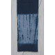 Japanese cotton scarf - Indigo dyed crazy tie and dye