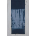 Echarpe coton japonais - Tie-dye fantaisie indigo