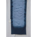 Echarpe coton japonais - Indigo arashi shibori